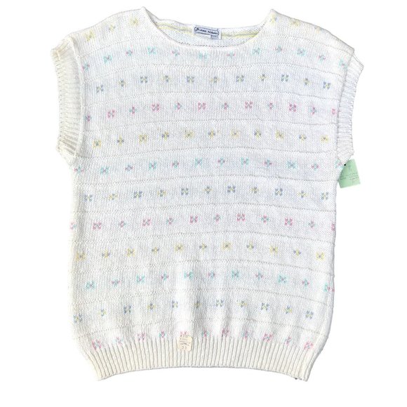 Vintage 1980s Jane Adams Sleeveless Sweater Vest Size M* 38 W/Original Tags - Picture 11 of 11